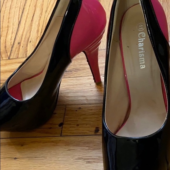 Black and Pink open toe Size 41 - Picture 6 of 7